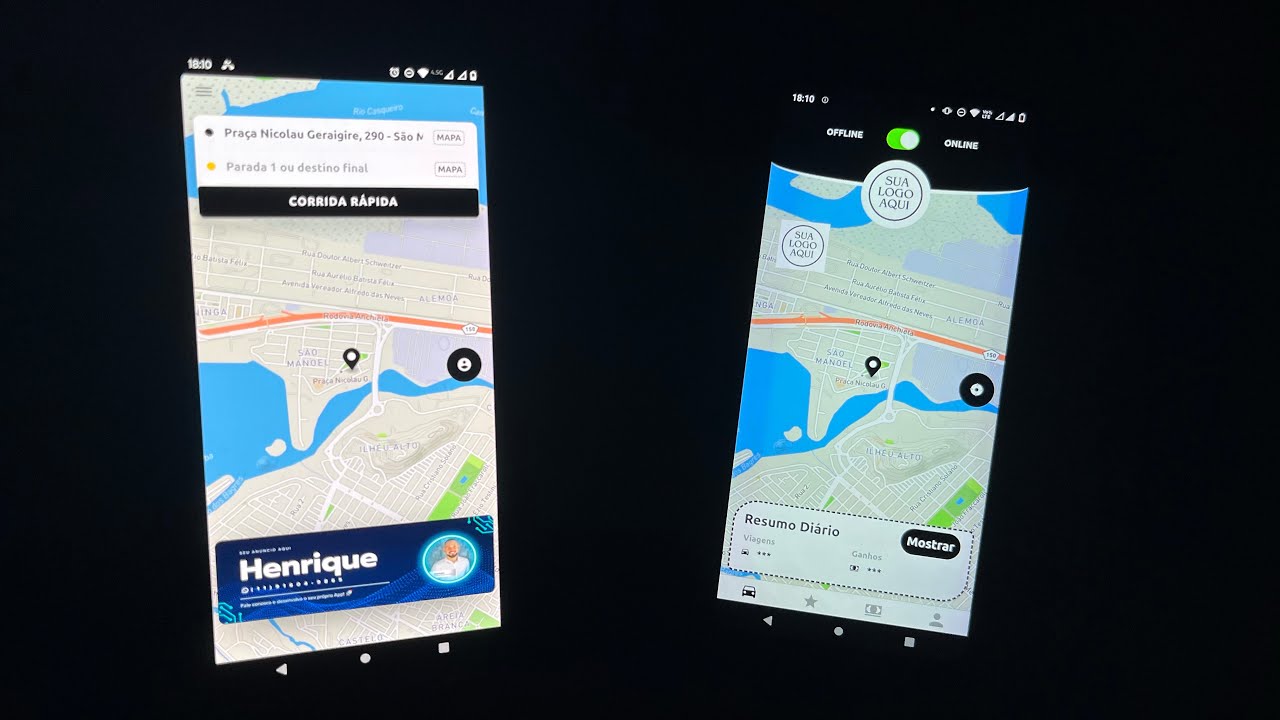 CRIAR APP TIPO UBER - 2025 - Simula&ccedil;&atilde;o de corrida em tempo real