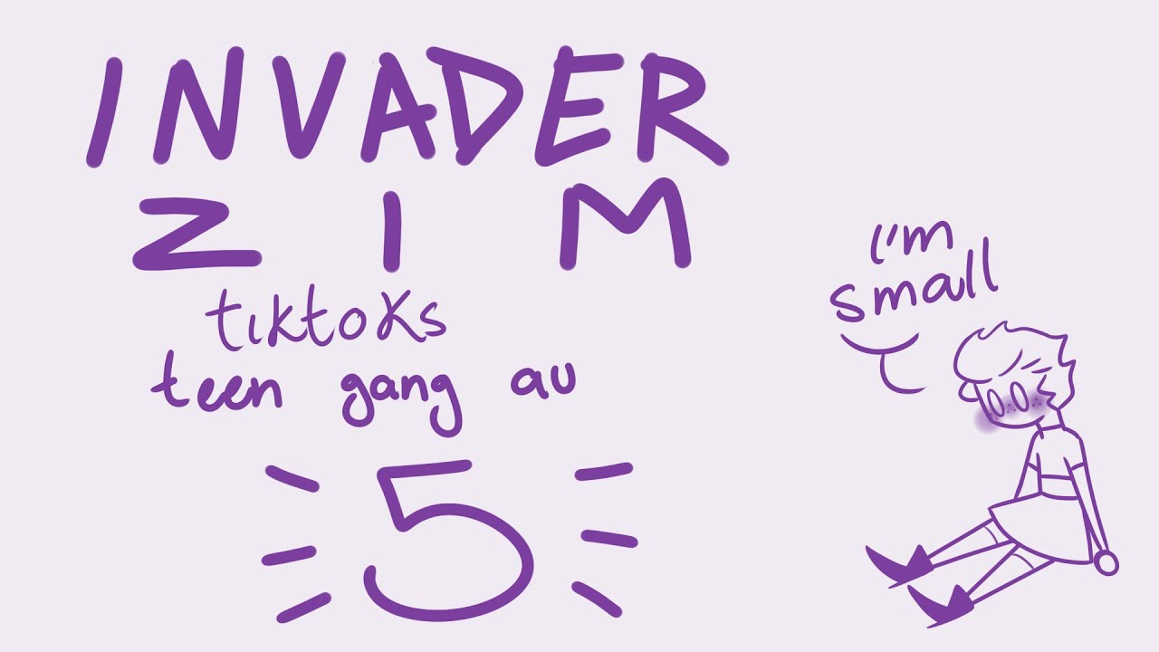 Invader Zim as TikToks 5 |animatic|