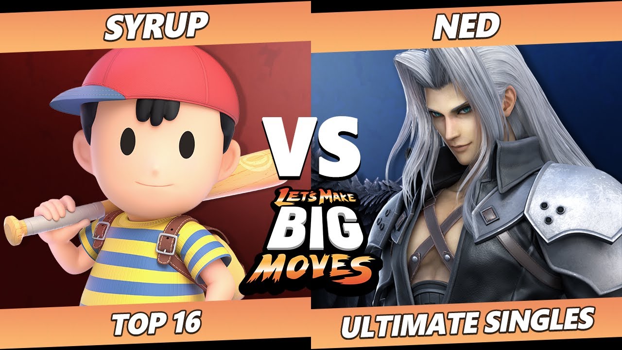 LMBM 2022 Top 16 - Syrup (Ness) Vs. Ned (Sephiroth) SSBU Ultimate Tournament