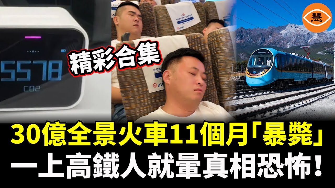 【精彩合集】30億全景火車11個月「暴斃」！一上高鐵人就暈，不是因爲暈車，真相竟是……