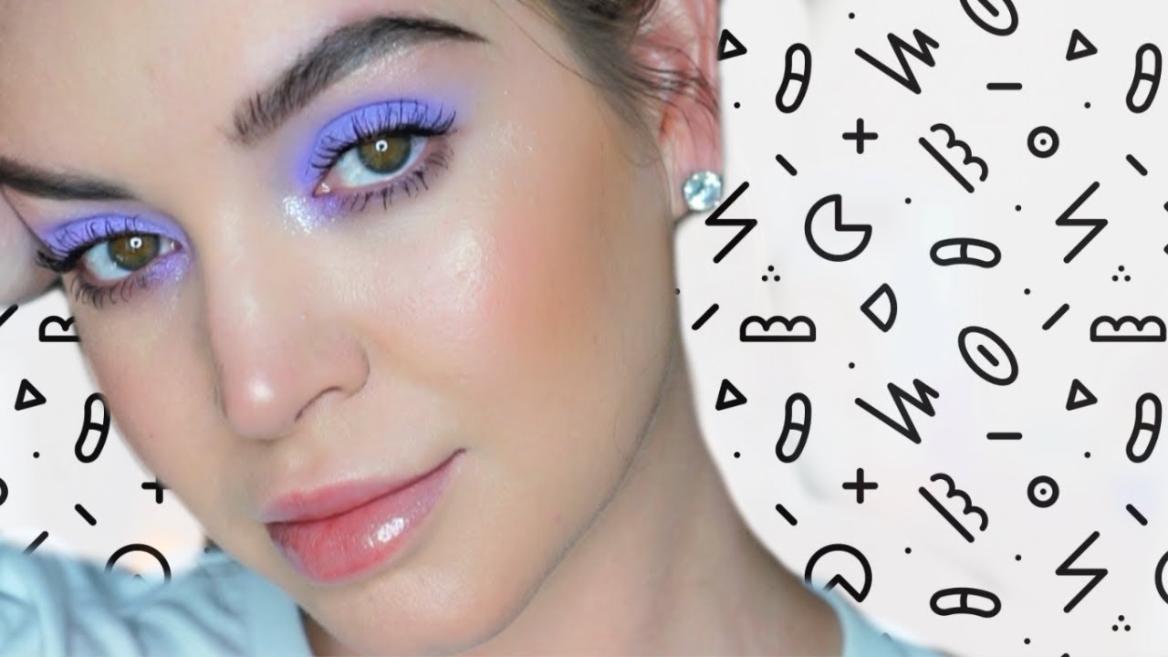 Purple Eyeshadow 💜 Glowy Skin | Get ready with me!