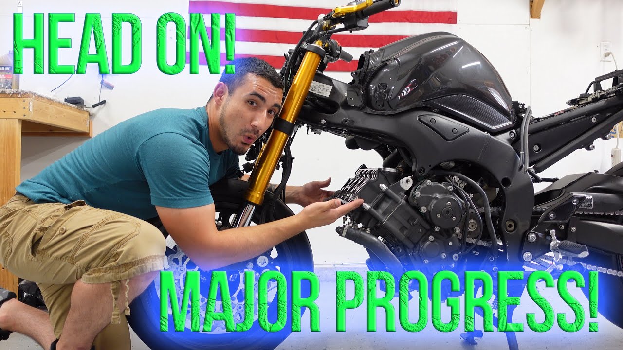 Yamaha FZ1 Raffle Bike Gets It's Head!