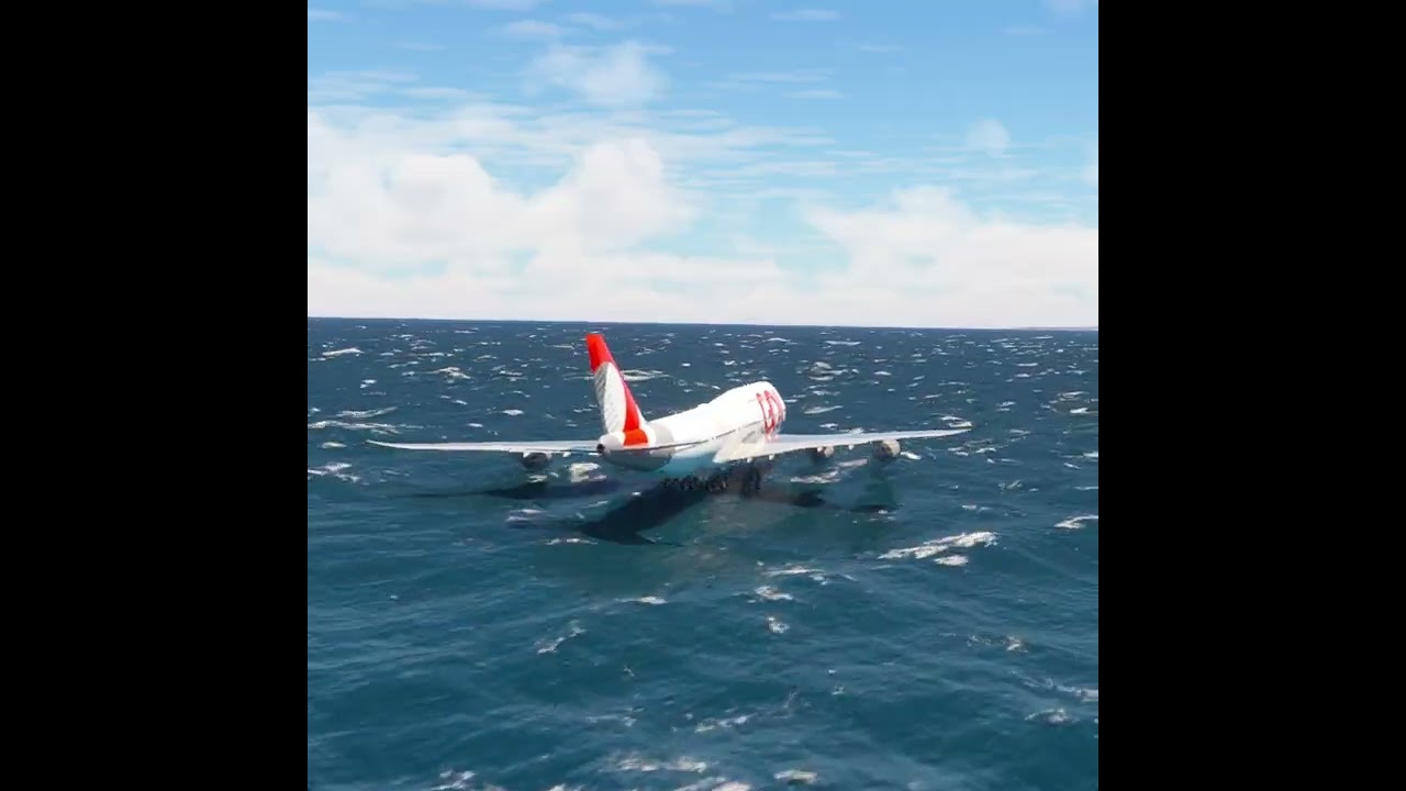 Airplane Emergency Landing at Airport Eps 711