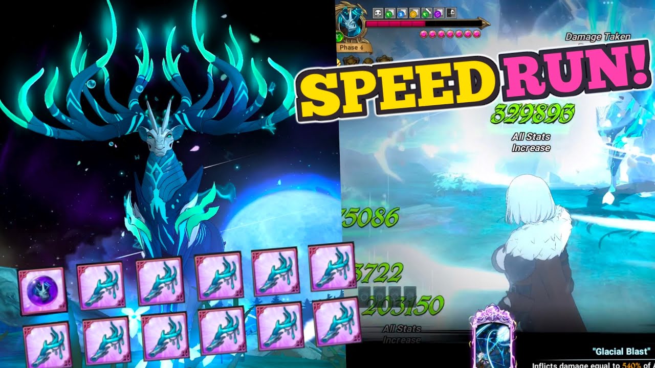 SPEED RUN Transcendent DEER FLOOR 4 & FARM THEM RELICS! Seven Deadly Sins Grand Cross