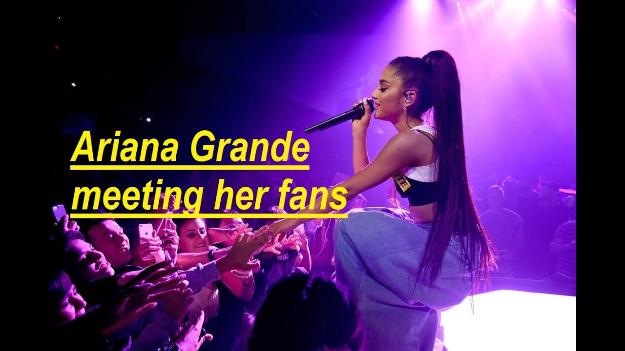 Ariana Grande meeting/surprising fans