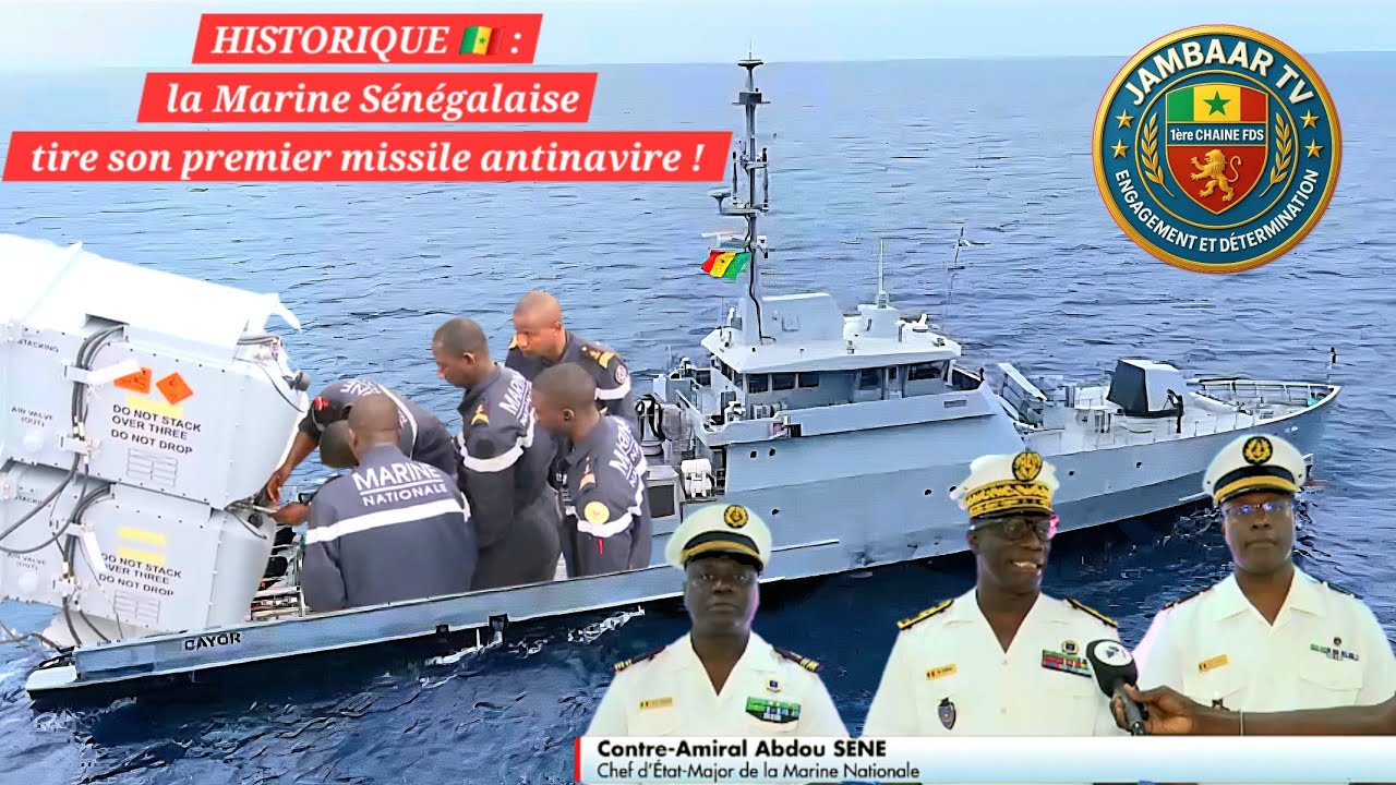 « Puissance maritime HISTORIQUE 🇸🇳 : la Marine Sénégalaise tire son premier missile antinavire ! »