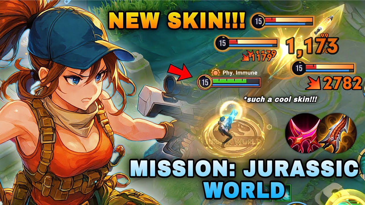 NEW SKIN!!! CONSORT YU JURASSIC WORLD CAN EASILY QUADRAKILL IN RANK! | CONSORT YU BUILR & ARCANA
