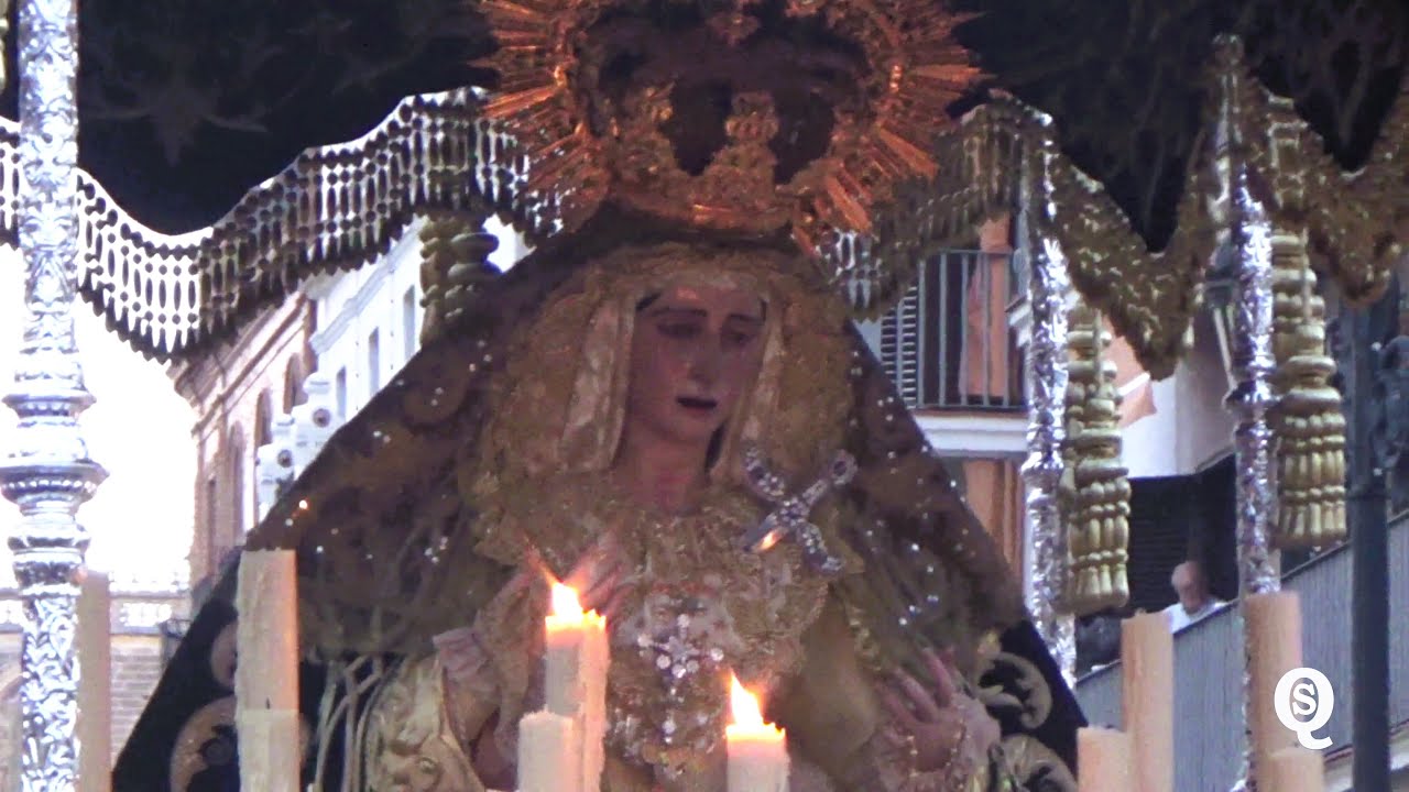 🎥[4K] La VIRGEN DE LOS DOLORES del CERRO con la OLIVA DE SALTERAS - #SSANTASEVILLA25