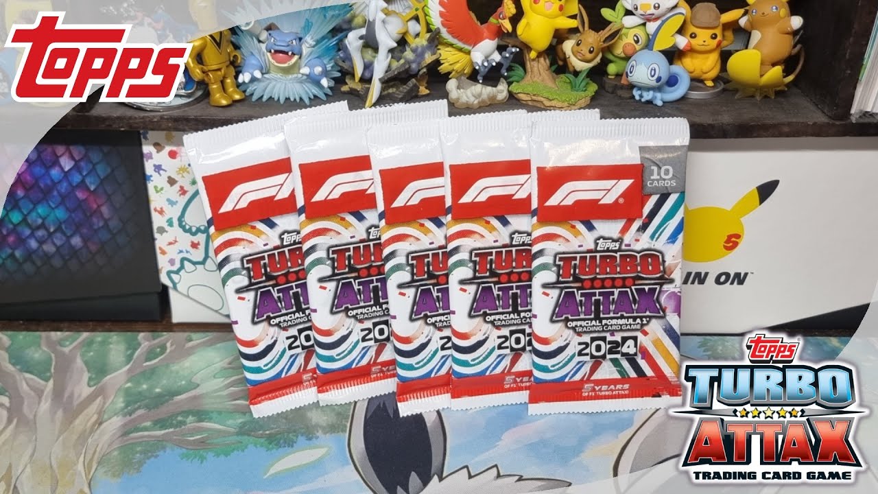 Opening 5 Topps F1 Turbo Attax 2024 Packs
