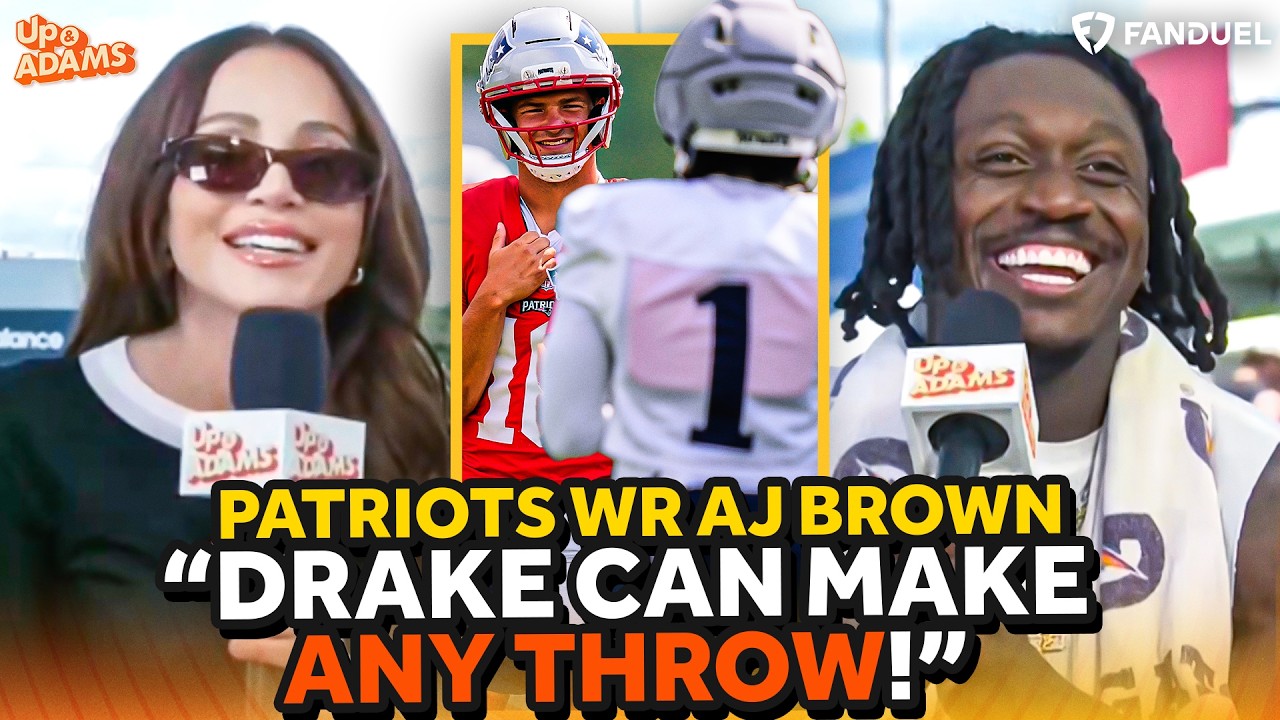 WR AJ Brown Playing for Patriots is EVERYTHING, Drake Maye PERFECTION, & Reuniting with Mike Vrabel