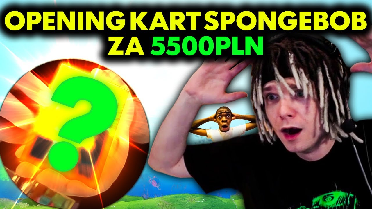 OPENING KART SPONGEBOB ZA 5500PLN!! *legendarny opening*