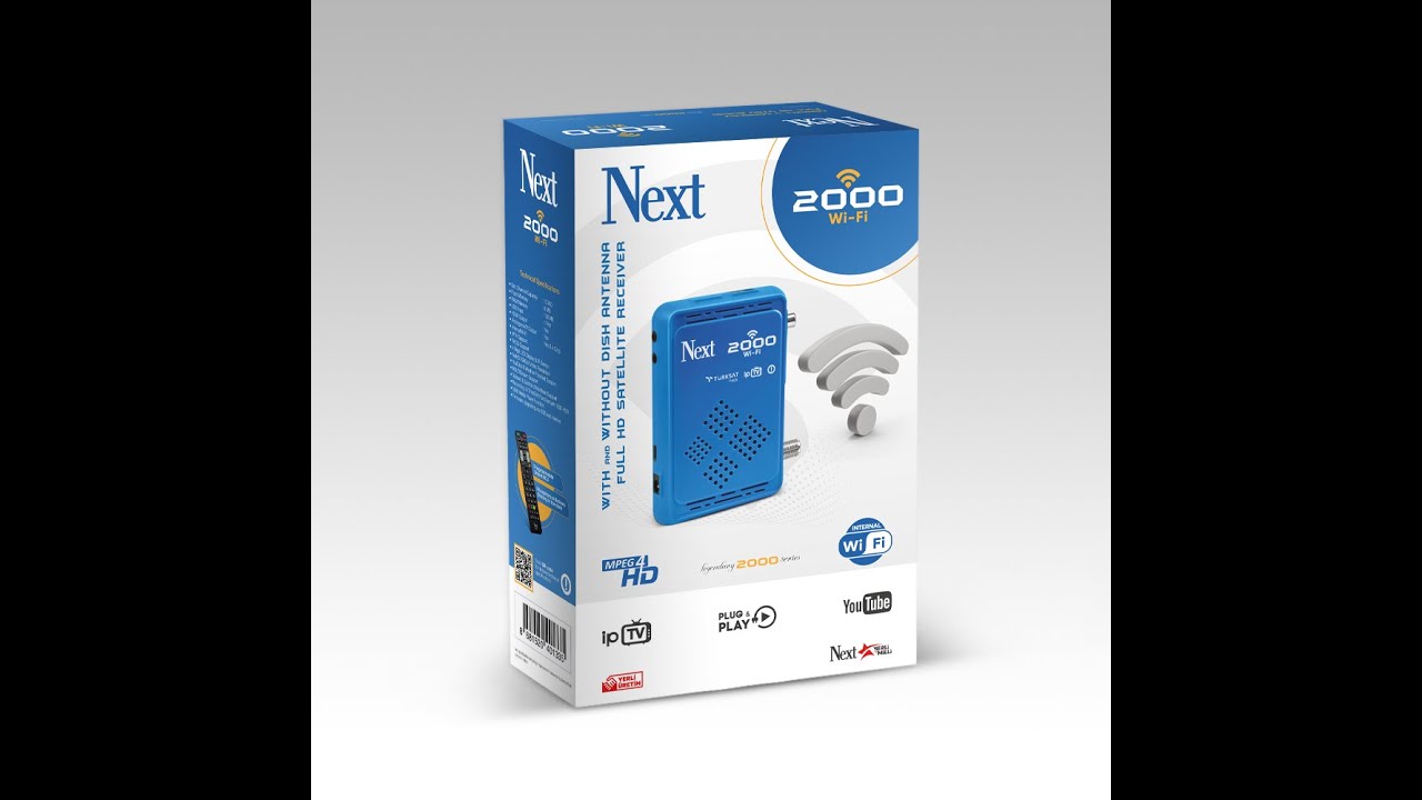 Kutu A&ccedil;ılımı Next 2000 Wifi - İp Tv - Youtube Deneme - Akıllı Kumanda Tanıtma #tanıtım