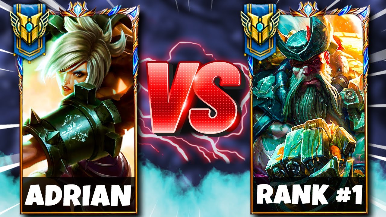 RANK 1 Gangplank FACES OFF against Adrian RIven and this happened...