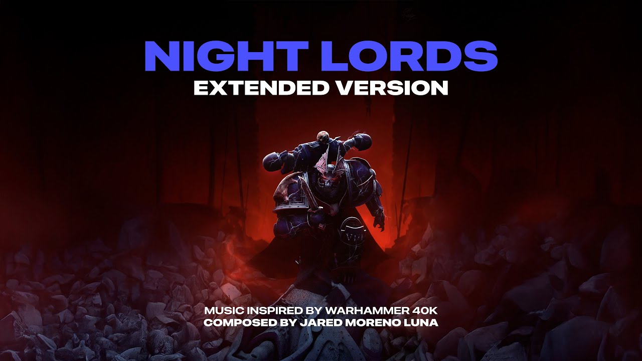 Night Lords | 1 Hour of Warhammer 40,000 Ambience | Traitor Legions