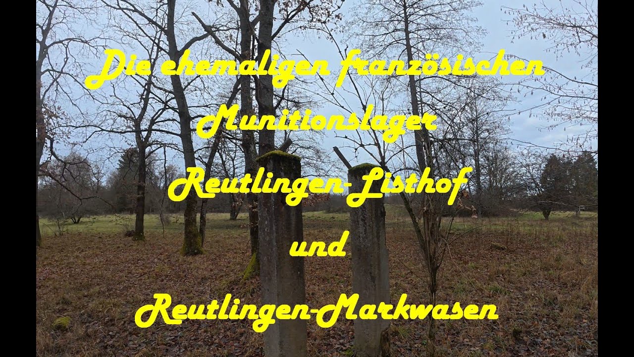 Ehemalige Munitionslager der französischen Armee bei Reutlingen