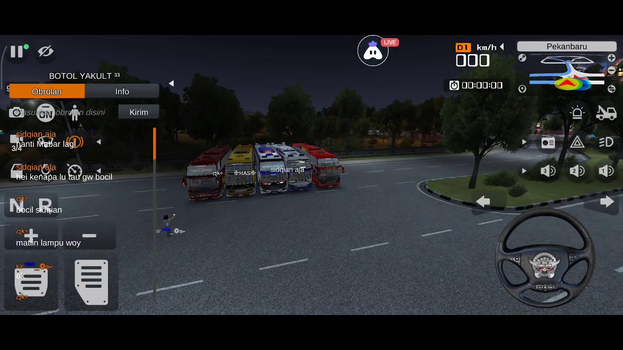 English BUSSID 441 : 👍 Good stream | Playing Solo | Streaming with Turnip