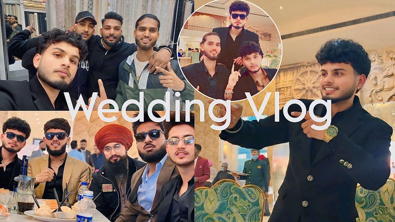 Ajj sade veer di wedding hai | Enjoy wedding with All brothers | Drunk & Dance |