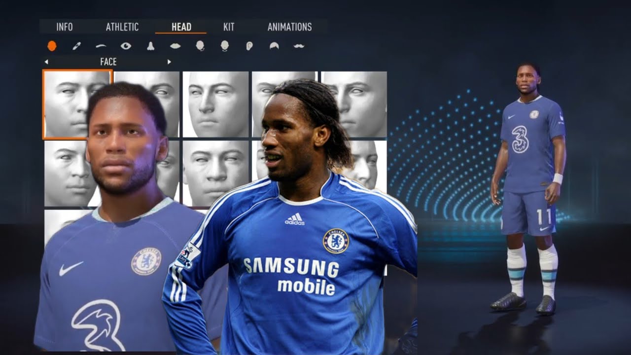 FIFA 23 | How To Create Didier Drogba 🇨🇮