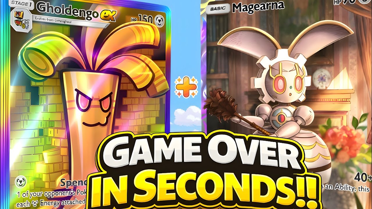 WTF?!! This GHOLDENGO deck DESTROYS your OPPONENT in ONE TURN.