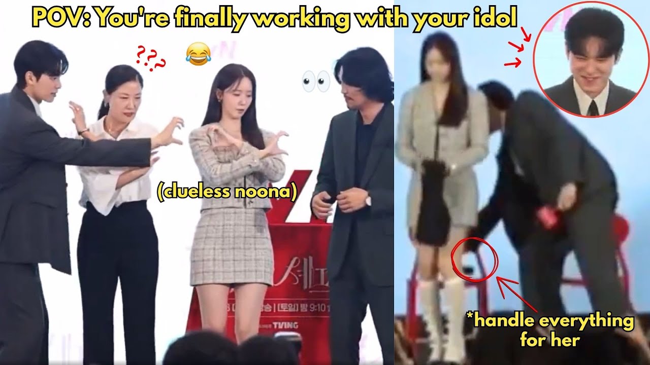 The way Lee Chaemin still wanted to heart pose with YoonA while Seo Yi Sook was between them ㅋㅋㅋ🤣😭