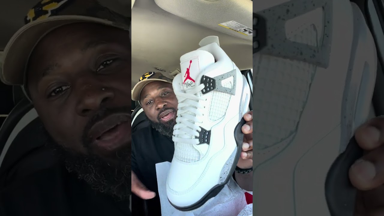 Sneaker Shopping at Hibbett | White Cement Jordan 4