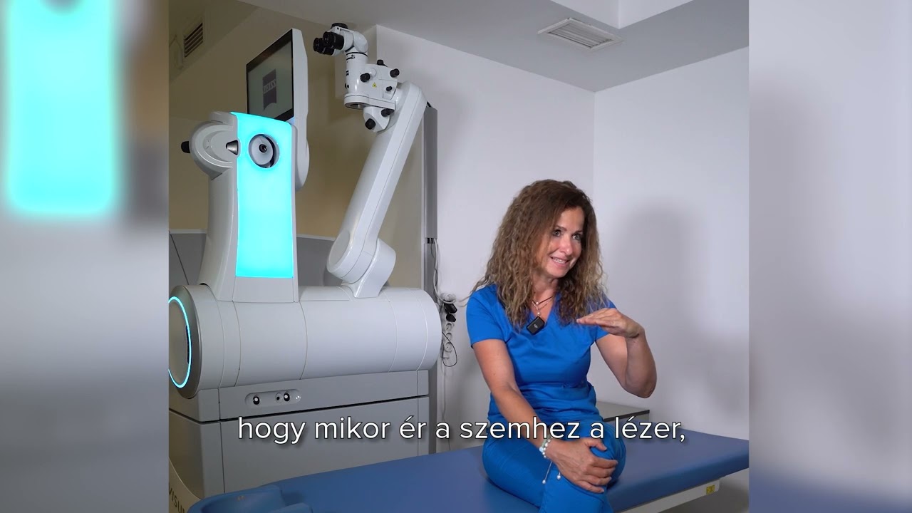 Dr. Fekete Orsolya műtőorvos a Sasszem VisuMax Robotic lézeres szemműtétről