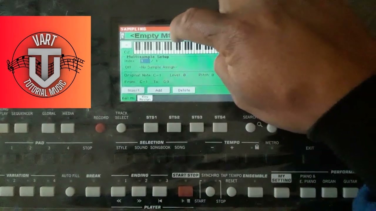 Como eliminar Samples, KORG PA 300, forma correcta