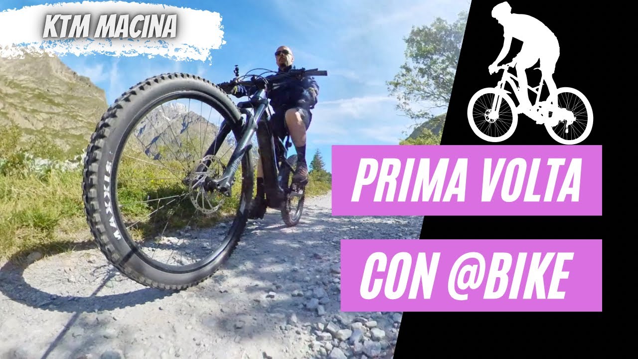 La mia prima volta in e-mountain bike (e-bike) sui monti. KTM Macina Kapoho Elite 2021. Val Veny