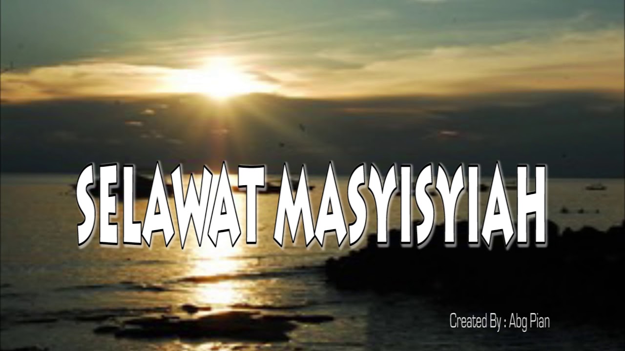 Selawat Masyisyiah