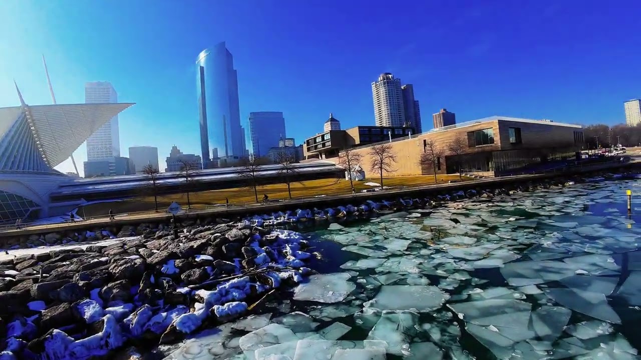 Broken Glass Ice on Lake Michigan