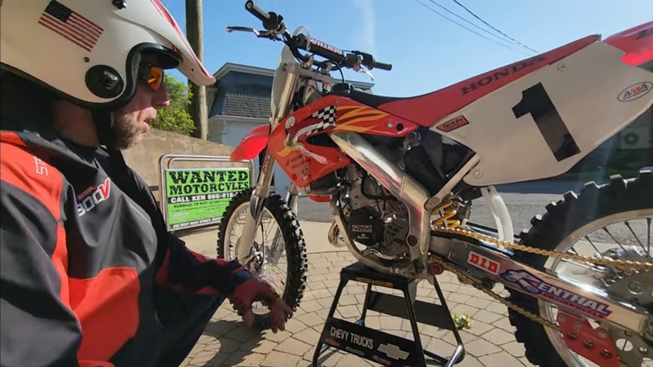 HONDA CR125 2000 года, полная реставрация