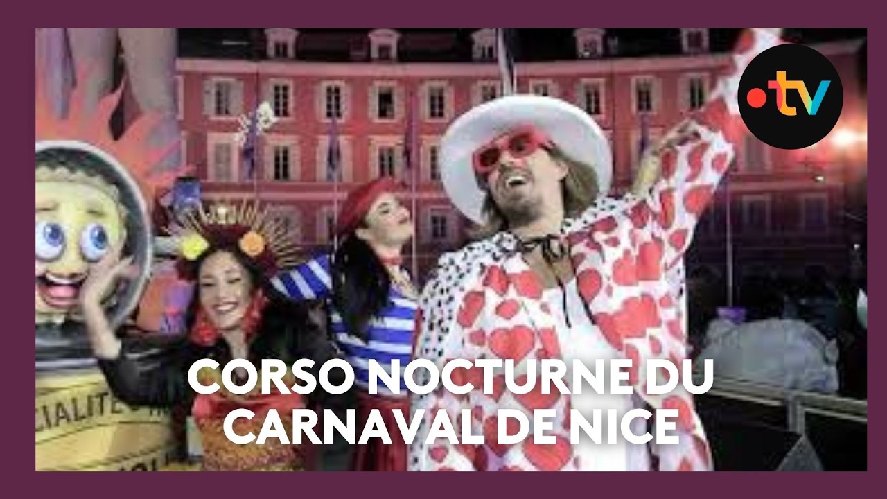 Revivez le premier corso nocturne du Carnaval de Nice comme si vous y étiez !