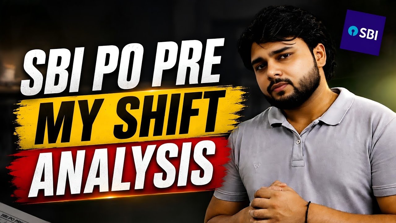 SBI PO Pre 2026 My Shift Analysis✅🔥 | My Attempts...?🤔
