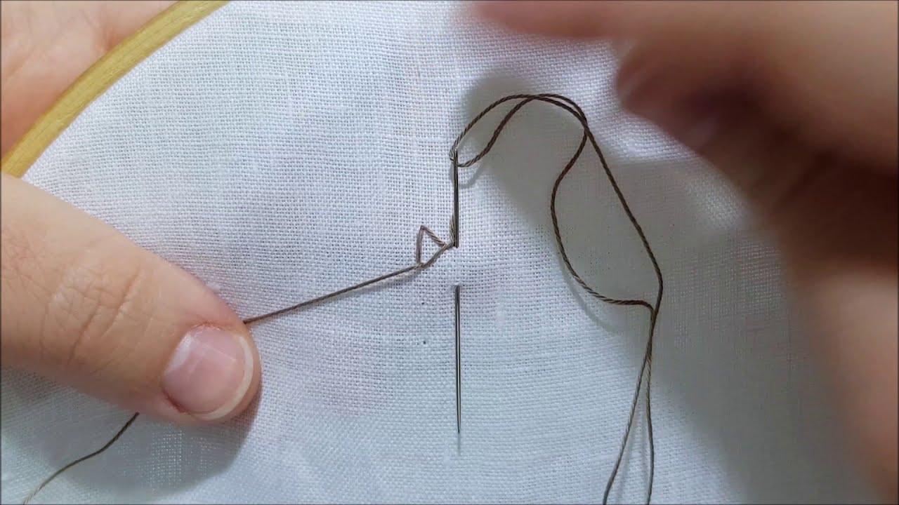 Bordura triangoli - Tutorial ricamo a mano  Triangle border - Hand embroidery tutorial