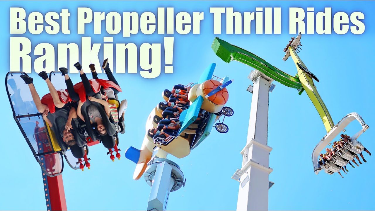 Top 11 Riesen Propeller Fahrgeschäfte - Kirmes & Freizeitpark!