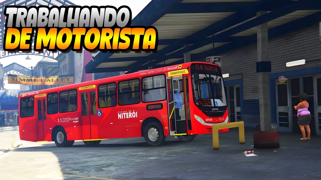 TRABALHANDO DE MOTORISTA DE ONIBUS NO GTA 5!