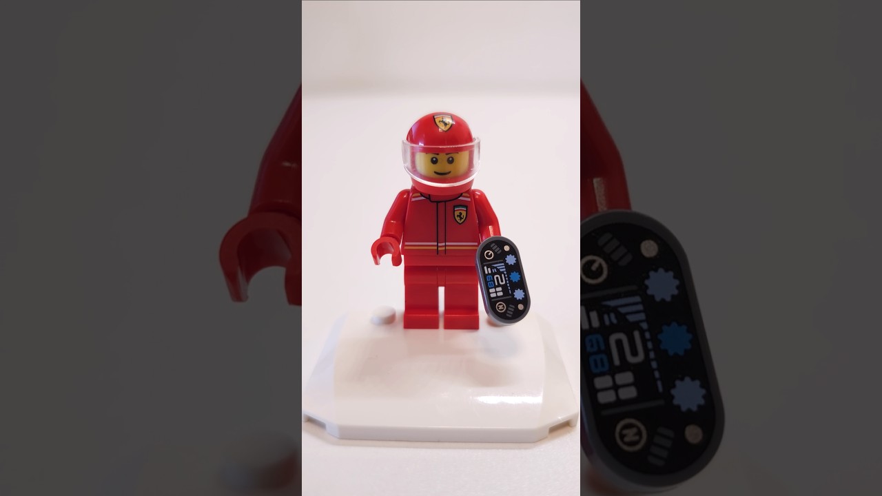 LEGO CITY 60443 F1 Pit Stop & Pit Crew with Ferrari Car:Formula One Driver