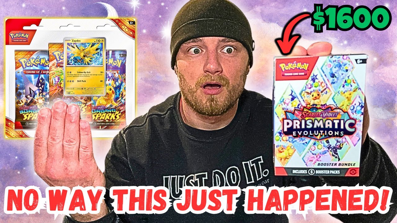 Pokemon Prismatic Evolutions Booster Bundle Opening And I PULLED IT!