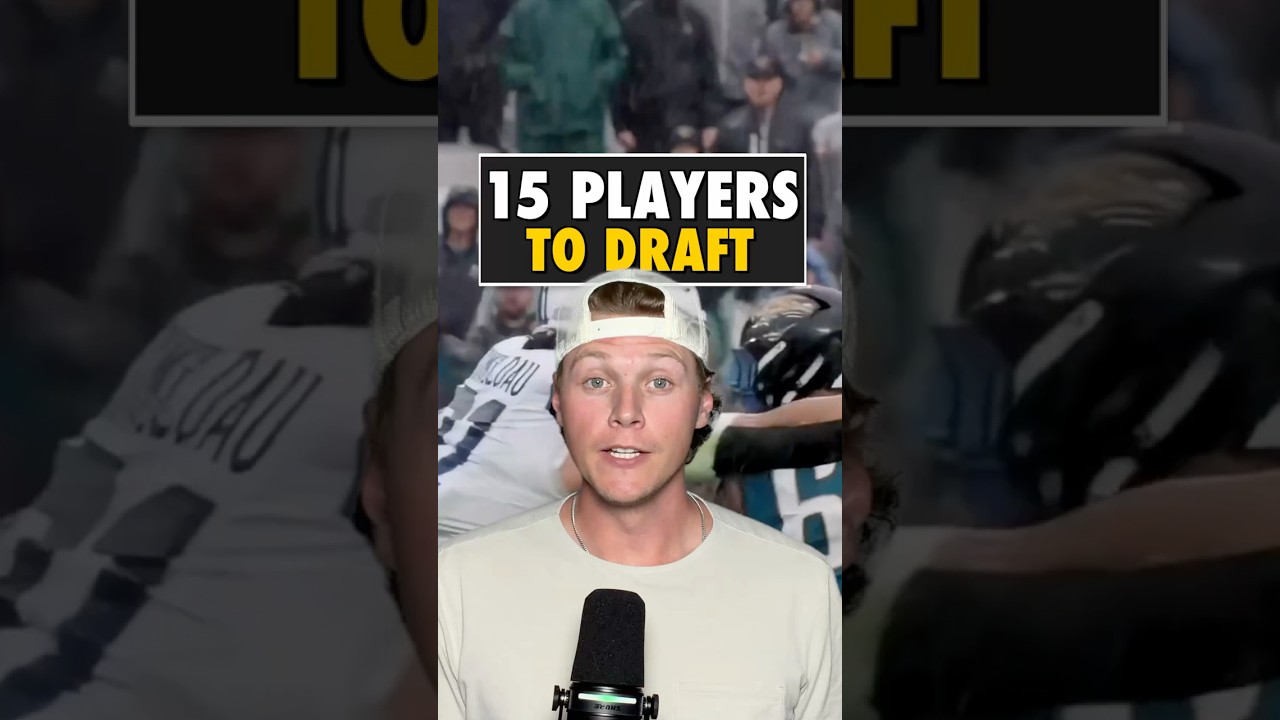 My Draft List For Fantasy Football 2026