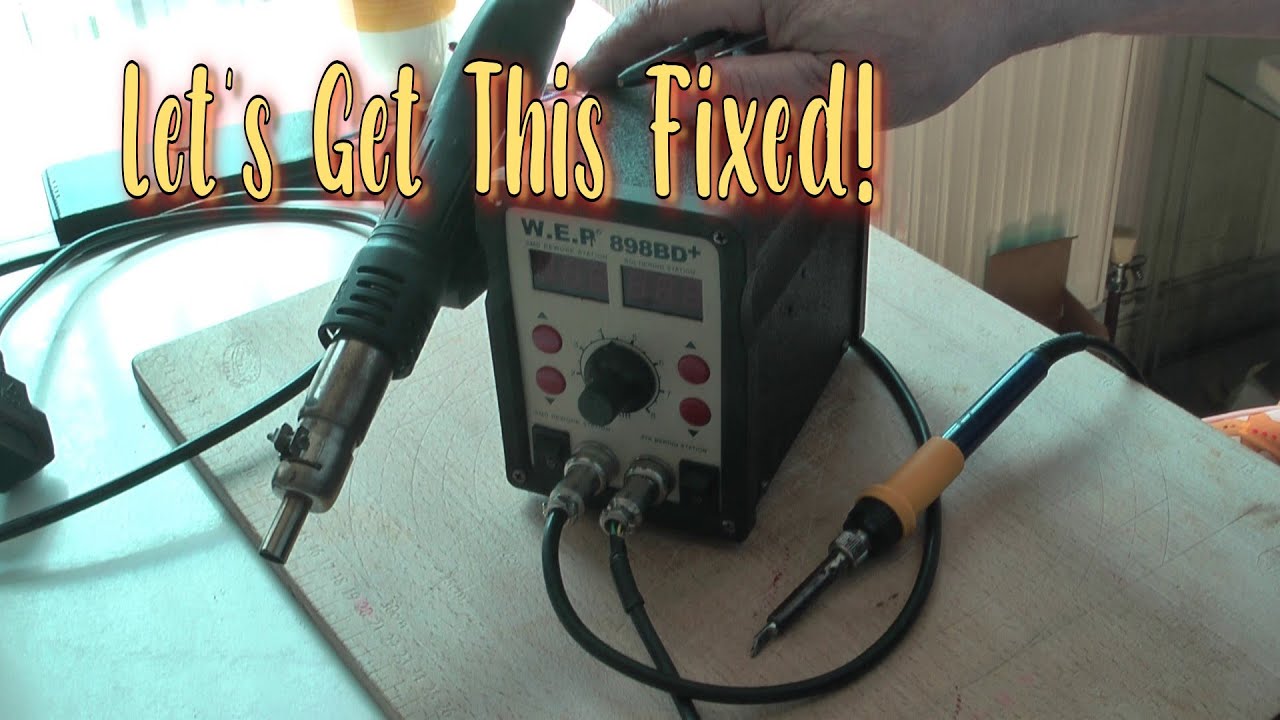 Soldering Station 898BD+, Maintenance - Repair - Modification.