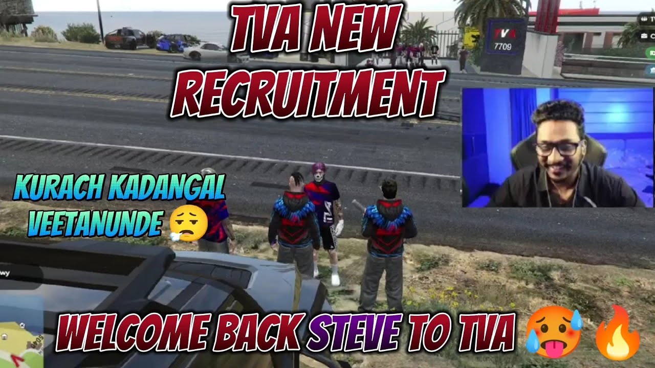 TVA NEW RECRUITMENT 😮‍💨 STEVE IS BACK TO TVA 🥵🔥 IJJATHY COMEBACK 😌 #eaglegaming #gtarp 