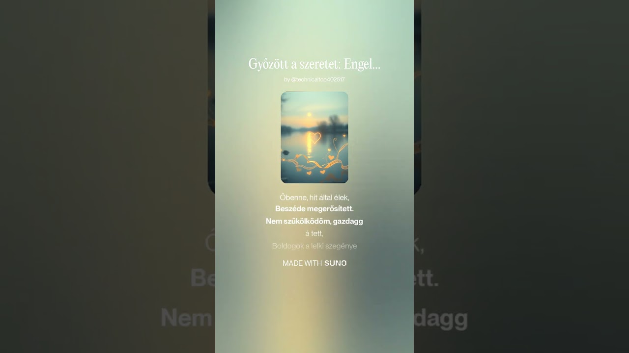 Győzött a Szeretet: Engel Csaba 