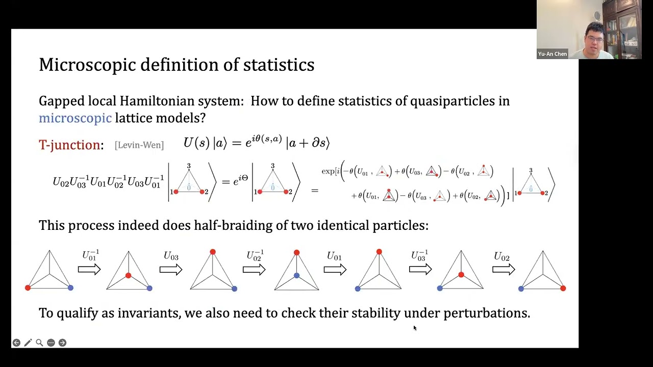 Generalized statistics on lattices