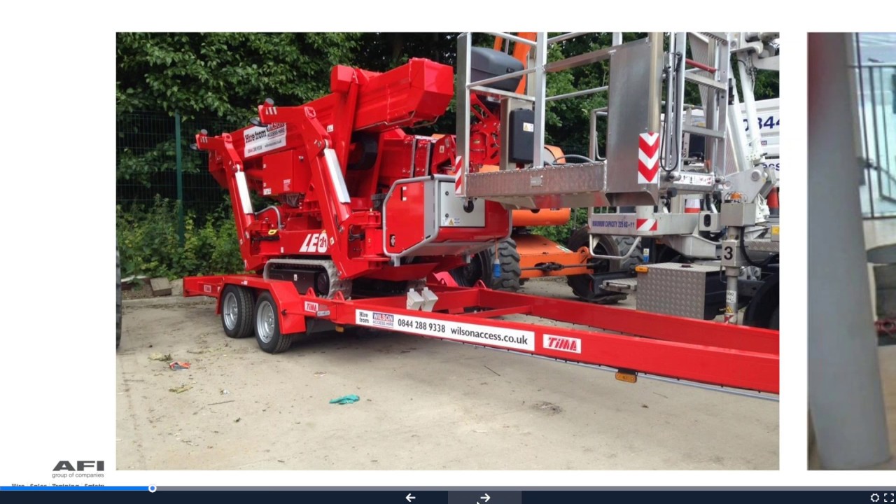 Wilson Access - Route Planning & Safety Tips with Track Mounted MEWPs