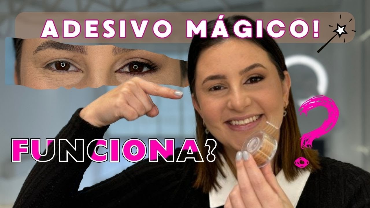 PÁLPEBRA CAÍDA, NUNCA MAIS! ADESIVO E MAQUIAGEM, FUNCIONA?