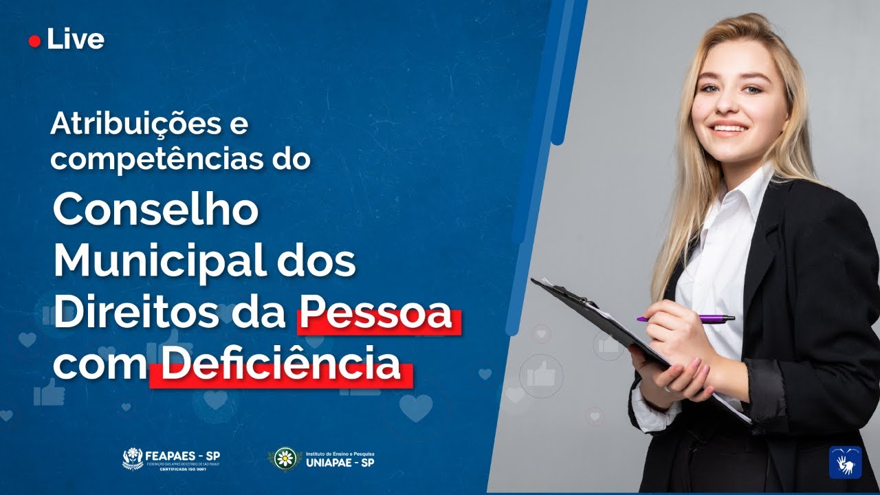 Atribuições e Competências do Conselho Municipal dos Direitos da Pessoa com Deficiência