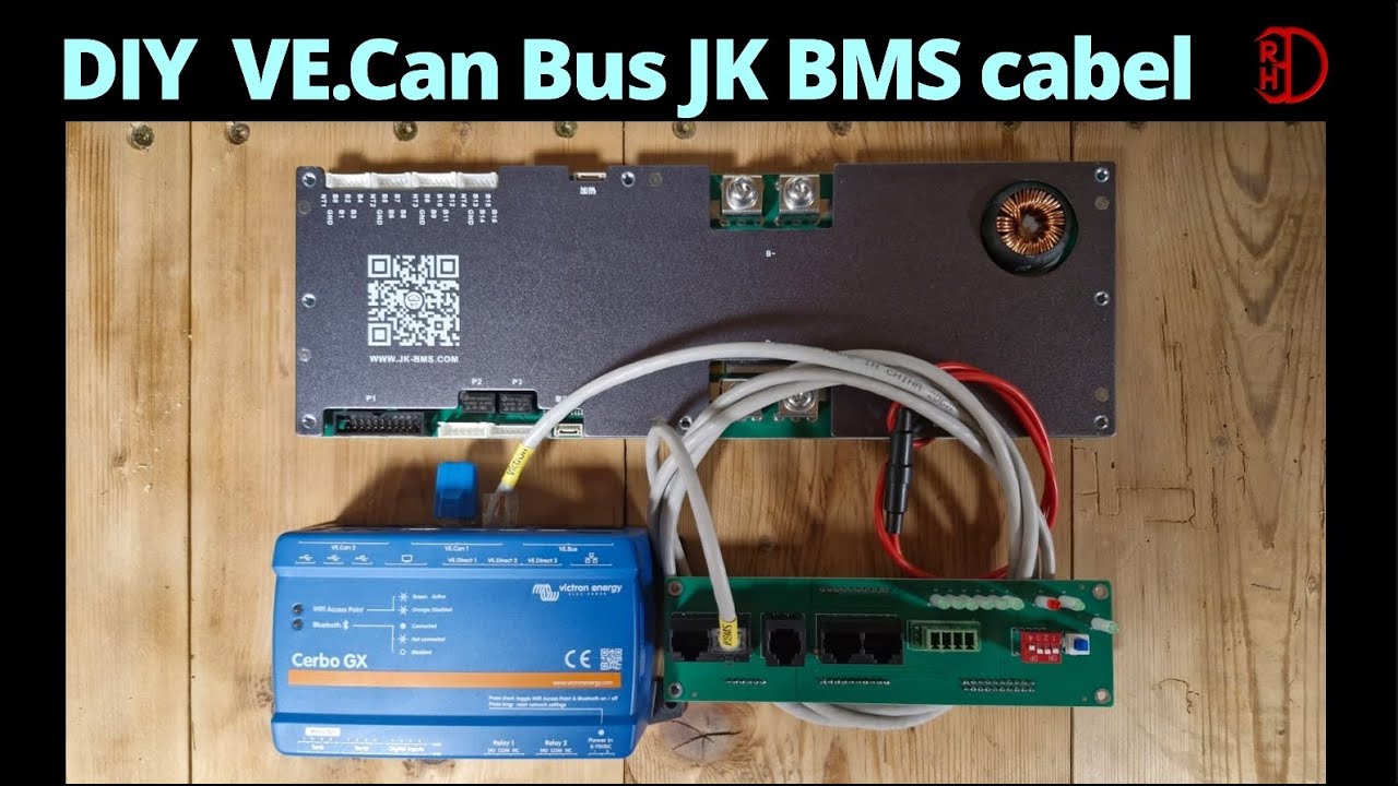 How to make Victron VE-Can cabel for JK BMS Battery storage 