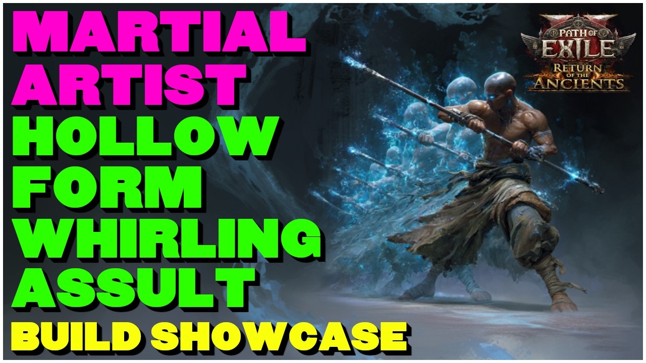[POE 2 0.5] Hollow Form Whirling Assault Martial Artist Monk - Build Guide and Showcase!