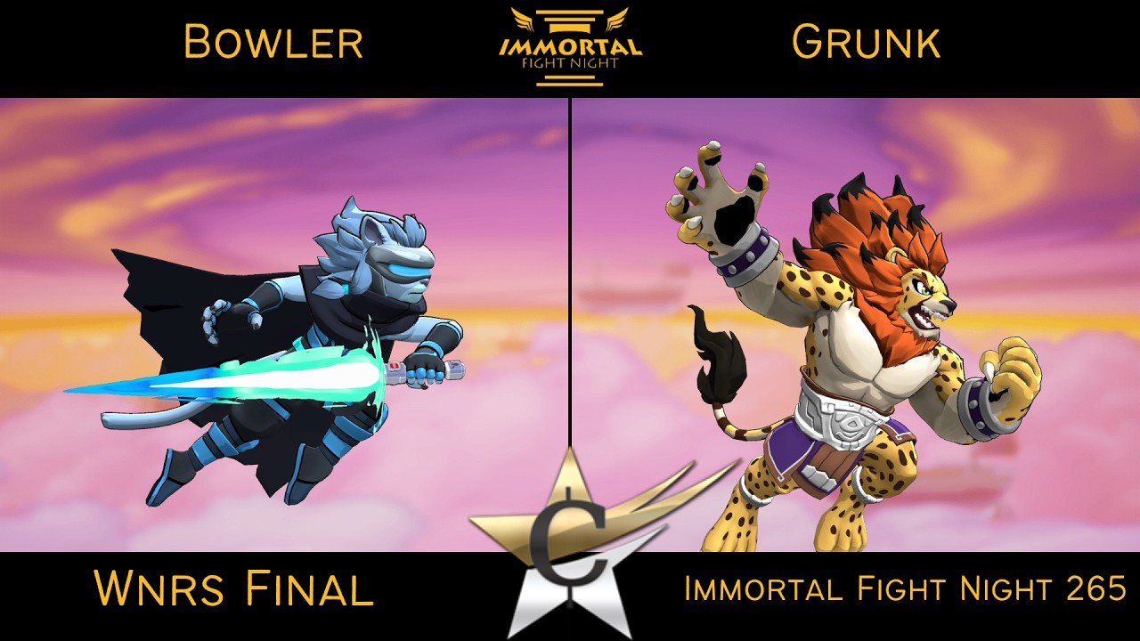 Immortal Fight Night 265 Wnrs Final - Bowler (Clairen) Vs Grunk (Zetterburn) - Rivals 2