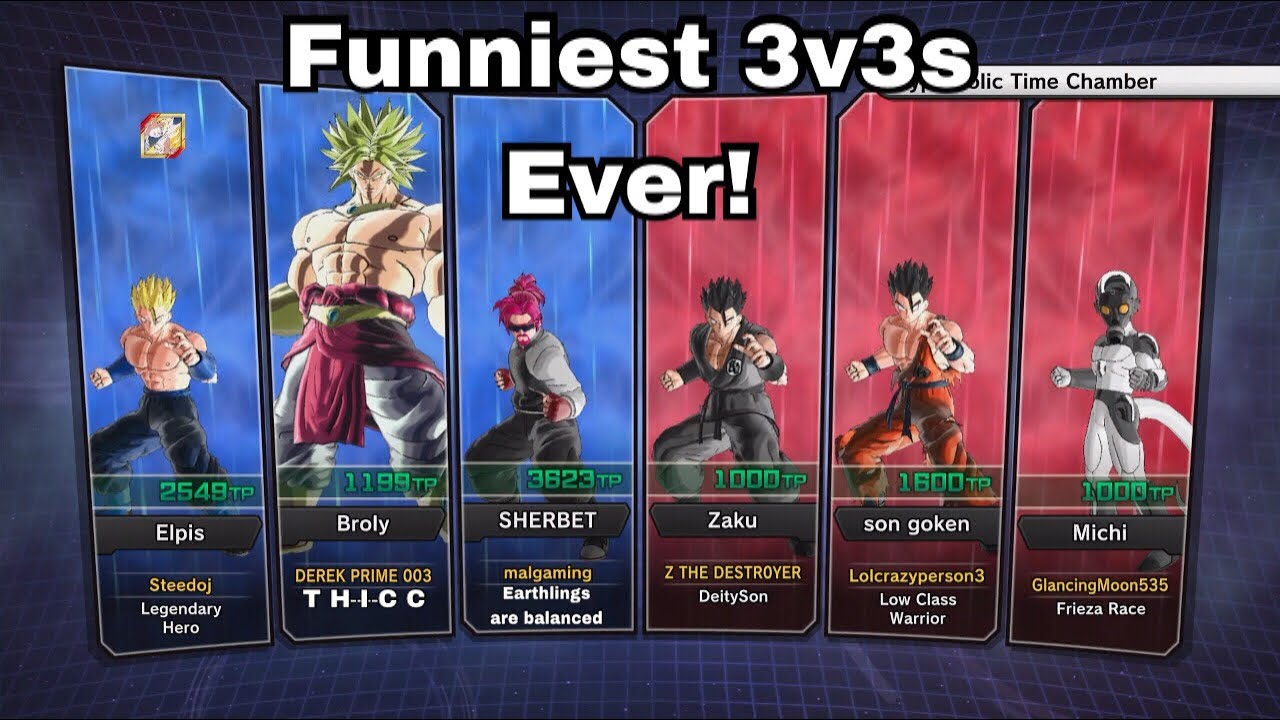 Funny 3v3 Gameplay With A Congregation Of 'GENTLEMEN' | Xenoverse 2 Funny Moments